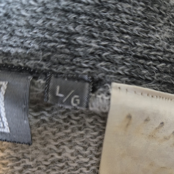 Vtg 70s 80s Eaton’s Birkdale Wool Knit Cardigan Sweater Brick Pattern Canada - Picture 8 of 8